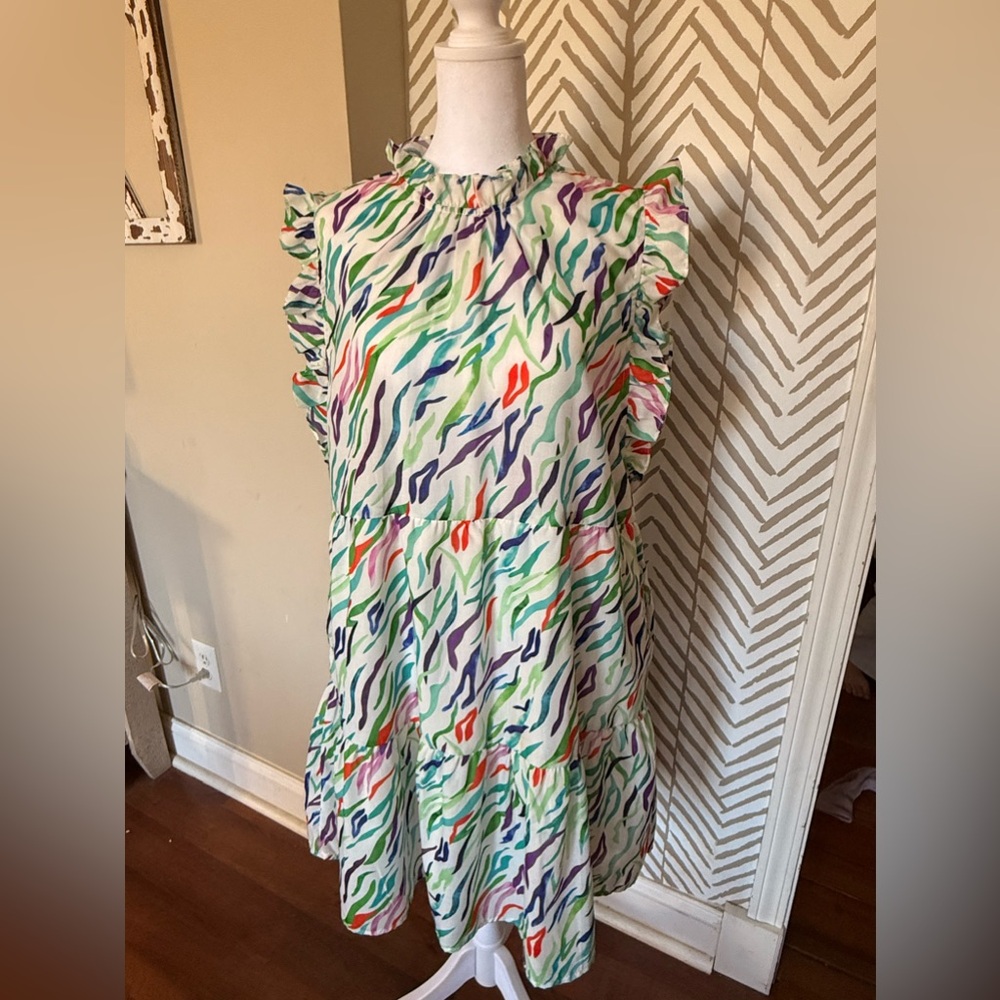 THML Women’s Dress – Size L – Bright & Bold for Spring! 🌷